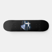 Skateboard Drapeau de la Grèce (Horz)
