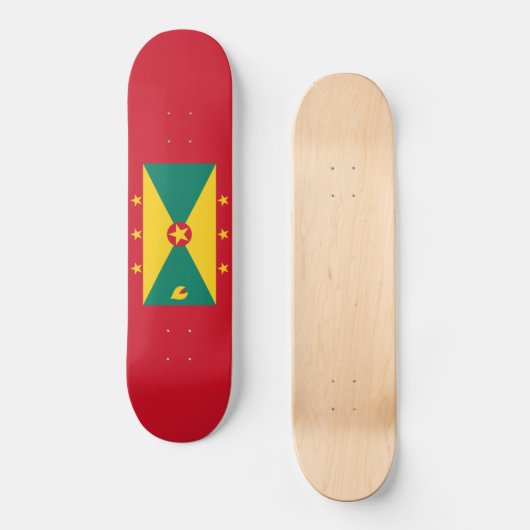 Skateboard Drapeau de la Grenade (Recto)