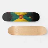 Skateboard Drapeau de la Grenade brac, drapeau national (Horz)