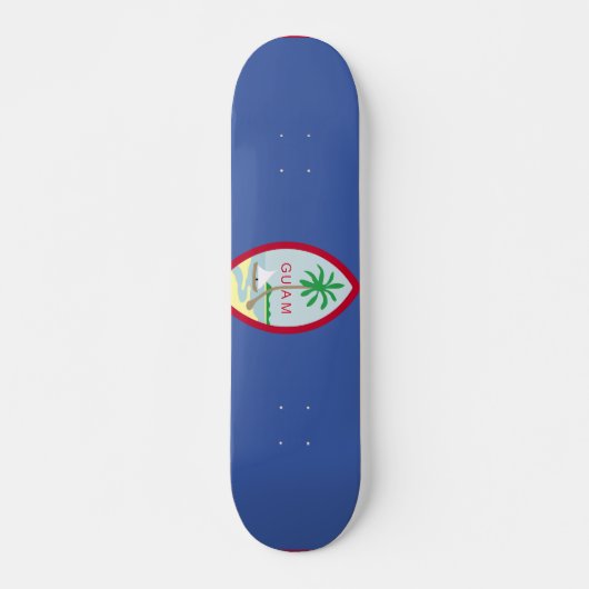 Skateboard Drapeau de la Guam (Devant)