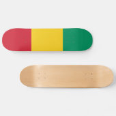 Skateboard Drapeau de la Guinée (Horz)