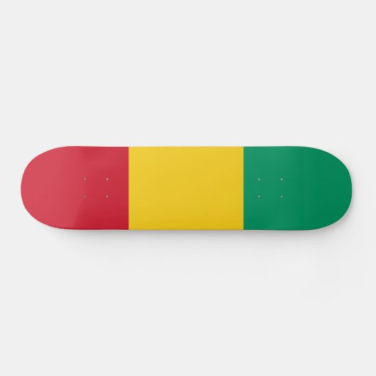 Skateboard Drapeau de la Guinée (Horz)