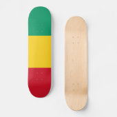 Skateboard Drapeau de la Guinée (Recto)