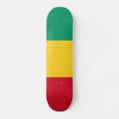 Skateboard Drapeau de la Guinée (Recto)