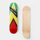 Skateboard Drapeau de la Guyane (Recto)