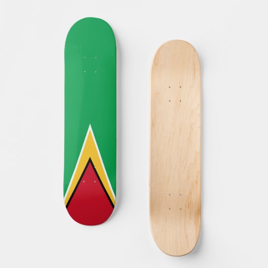 Skateboard Drapeau de la Guyane (Recto)