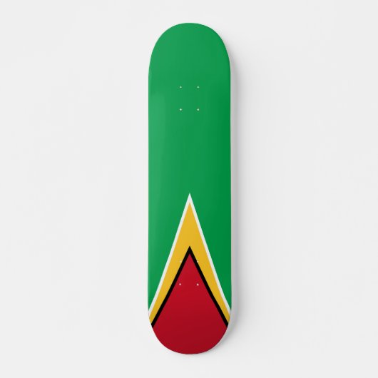 Skateboard Drapeau de la Guyane (Devant)