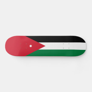 Skateboard Drapeau de la Jordanie
