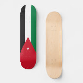 Skateboard Drapeau de la Jordanie (Recto)
