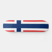Skateboard Drapeau de la Norvège (Horz)