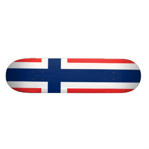 Skateboard Drapeau de la Norvège