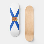 Skateboard Drapeau de la Nouvelle-Écosse (Province canadienne (Recto)