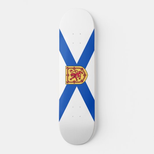 Skateboard Drapeau de la Nouvelle-Écosse (Province canadienne (Recto)