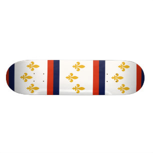 Skateboard Drapeau de la Nouvelle-Orléans, Louisiane