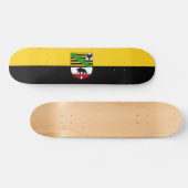 Skateboard Drapeau de la planche à roulettes Saxe-Anhalt (Horz)