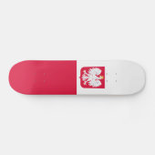 Skateboard Drapeau de la Pologne (Horz)