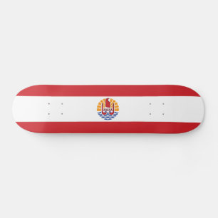 Skateboard Drapeau de la Polynésie française