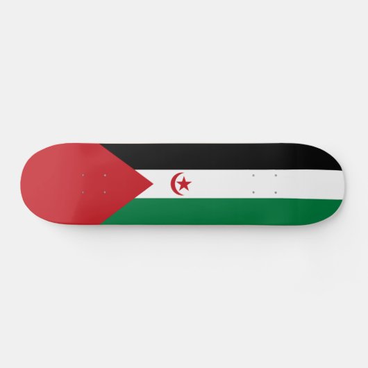 Skateboard Drapeau de la République arabe sahraouie démocrati (Horz)