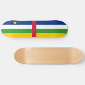 Skateboard Drapeau de la République centrafricaine (Horz)