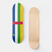 Skateboard Drapeau de la République centrafricaine (Recto)