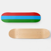 Skateboard Drapeau de la République de Carélie (Horz)