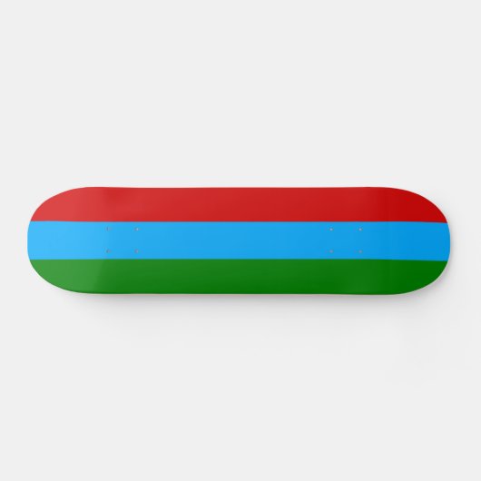 Skateboard Drapeau de la République de Carélie (Horz)