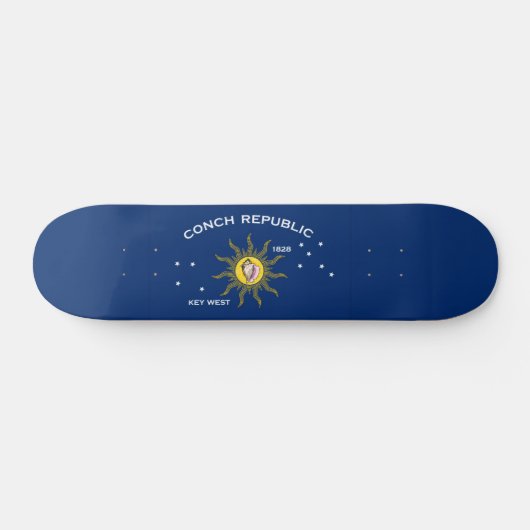 Skateboard Drapeau de la République des Conchs (Horz)