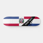 Skateboard Drapeau de la République Dominicaine (Horz)