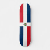 Skateboard Drapeau de la République Dominicaine (Devant)