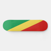 Skateboard Drapeau de la République du Congo (Horz)