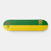Skateboard Drapeau de la Saskatchewan (CANADA) (Horz)