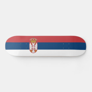 Skateboard Drapeau de la Serbie