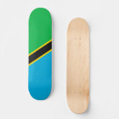 Skateboard Drapeau de la Tanzanie (Recto)