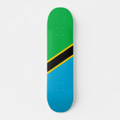 Skateboard Drapeau de la Tanzanie (Devant)