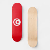 Skateboard Drapeau de la Tunisie (Recto)