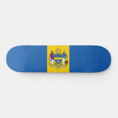 Skateboard Drapeau de la ville de Philadelphie (Pennsylvanie) (Horz)