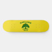 Skateboard Drapeau de la ville d'Oakland (Californie) (Horz)