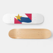 Skateboard Drapeau de Lafayette, Indiana (Horz)