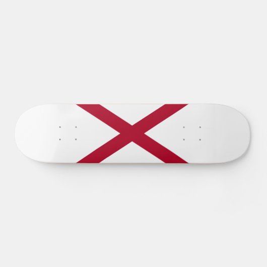 Skateboard Drapeau de l'Alabama (Horz)