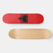 Skateboard Drapeau de l'Albanie (Horz)