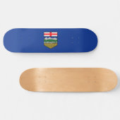 Skateboard Drapeau de l'Alberta (Horz)