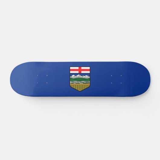 Skateboard Drapeau de l'Alberta - CANADA (Horz)