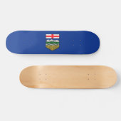 Skateboard Drapeau de l'Alberta - CANADA (Horz)