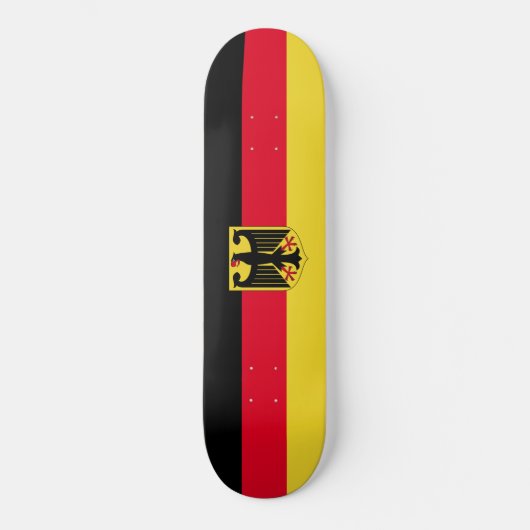 Skateboard Drapeau de l'Allemagne (Recto)