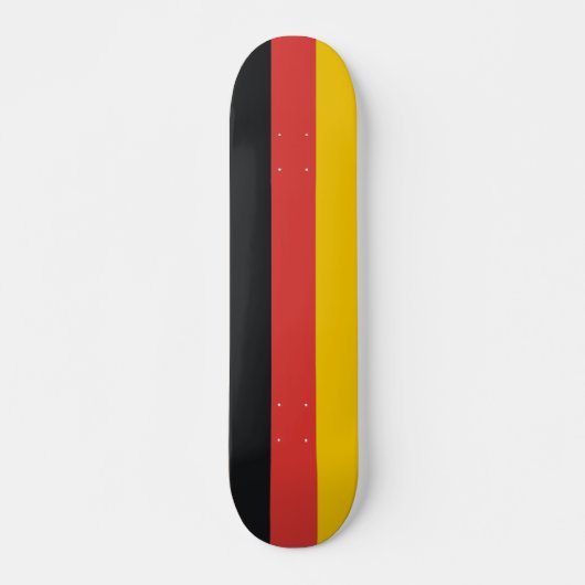 Skateboard Drapeau de l'Allemagne - Deutschland (Devant)