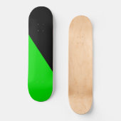 Skateboard Drapeau de l'anarchisme vert (Recto)