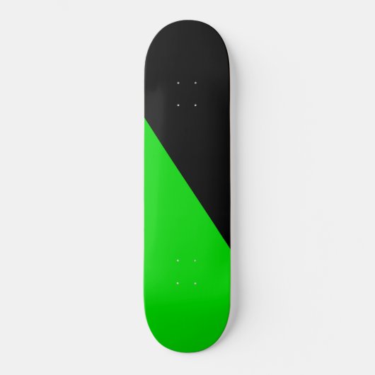 Skateboard Drapeau de l'anarchisme vert (Recto)