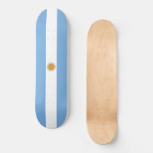 Skateboard Drapeau de l'Argentine (Recto)