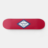 Skateboard Drapeau de l'Arkansas (Horz)
