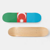 Skateboard Drapeau de l'Azerbaïdjan (Horz)